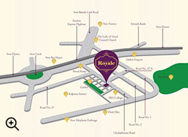 Location Map - Vakratunda City